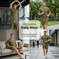 Men's Waffle Knit T-Shirt & Shorts Set