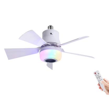 Smart Ceiling Fan with Light, RGB & Bluetooth Speaker