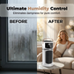 🏆LAST DAY SALE 50% OFF🔥Mist Humidifier Cold Fan, Air Cooler, 9 Speed Settings + Three-Hole Spray, 8-Hour Timer