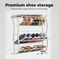 👟50% OFF NOW! 🏆Over-the-Door Shoe Rack Organizer – 24 pockets & tool-free install – Fits standard doors, holds up to 24 pairs🚪✨
