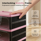 👟 50% OFF NOW! 🗄️ Foldable & Stackable Shoe Cabinet with Clear Doors – Space-saving & dustproof – See-through design, easy access – perfect for entryway, closet or small spaces 🏠