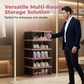 👟 50% OFF NOW! 🗄️ Foldable & Stackable Shoe Cabinet with Clear Doors – Space-saving & dustproof – See-through design, easy access – perfect for entryway, closet or small spaces 🏠