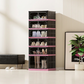 👟 50% OFF NOW! 🗄️ Foldable & Stackable Shoe Cabinet with Clear Doors – Space-saving & dustproof – See-through design, easy access – perfect for entryway, closet or small spaces 🏠