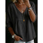 📢📢50% OFF !! ⏰Women's Casual V-Neck Lace Trim Top