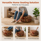 🛋️ Multifunctional Storage Ottoman Pouf – Stylish & Practical ✨
