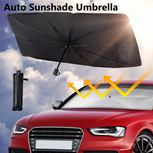 🚗 50% OFF NOW ! ☀️ Car Sunshade – Effective Heat Insulation, UV Block & Easy Foldable Auto Windshield Protector