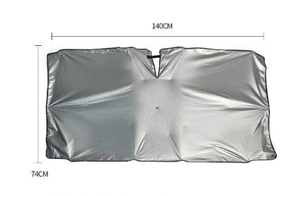 🚗 50% OFF NOW ! ☀️ Car Sunshade – Effective Heat Insulation, UV Block & Easy Foldable Auto Windshield Protector
