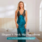 🌛 LIMITED-TIME OFFER! 💖 Elegant V-Neck Slip Nightdress – Simple, Feminine & Comfortable for Peaceful Nights ✨