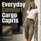 🎁2026 New Arrivals 50% OFF💥Women's Relaxed Casual Cargo Capris – Utility Pockets, Breathable, Relaxed Fit ✨