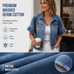 📢Mid-Season Sale: 50% off – limited time ⏰Women's Summer Ruffled Sleeve Denim Jacket