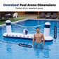 Inflatable Rocket Ship Water Volleyball Net Set