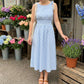 Exclusive 50% OFF | Vintage Gingham Maxi Dress | Smocked Bodice & Adjustable Tie Straps | Breathable Summer Sundress for City Escapes