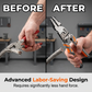 ⏳Time-Limited Special ⏰ Ratchet Lineman's Pliers – Cut, Strip, Grip & Crimp – Self-Locking, Anti-Rust & All-in-One Electrician Essential 🛠️