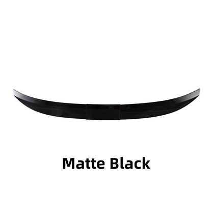 🚗 Universal ABS Rear Spoiler: No-Drill, 3-Piece Adjustable, Sedan Fit, Downforce Look