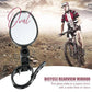 360° Rotating Rearview Mirror – Clear view behind, no more neck twisting. Fits bikes, e‑bikes & motorcycles. Tool‑free silicone strap! 🛡️✨