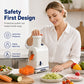 Electric Vegetable Cutter with 3 Replaceable Blades