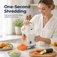 Electric Vegetable Cutter with 3 Replaceable Blades