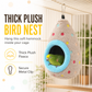 🎁2026 New Arrivals 50% OFF💥✨Double Layer Fleece Bird Hammock, Hanging Enclosed Nest Cave For Small Birds🥚