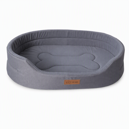 💤 Detachable Oval Pet Bed – Cozy, Moisture-Proof, Scratch Resistant ✨