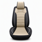🚗 Universal Full-Coverage Leather Car Seat Covers – All-Season Protection & Stylish Stripe Design ✨