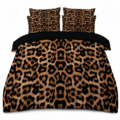 ⏳🔥LIMITED-TIME 50% OFF! ⏰🛏️ Duvet Cover Bedding Set,  Digital Print – Polyester, With Matching Pillowcases🐆