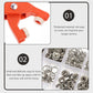 Sew-Free Snap Fastener Plier Kit