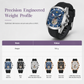 ⏳🔥LIMITED-TIME 50% OFF! ⏰Men's Tonneau Quartz Chronograph Watch – Skeleton Flywheel Dial, Moon Phase Calendar & Silicone Strap, Stylish Men's Wristwatch⌚️