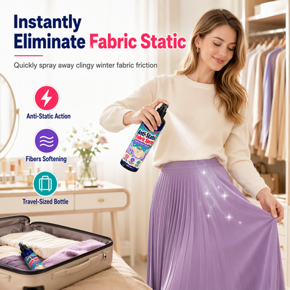 📢📢50% OFF !! ⏰Anti Static Spray for Clothes to Reduce Static Cling on Clothing Hats and Pants