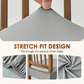 ⏳🔥LIMITED-TIME 50% OFF! ⏰🪑 Waterproof Stretch PU Leather Dining Chair Seat Cover 💧