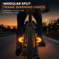 🥳2026 HOT SALE🥳💞50K+ SOLD! 🚴💡 50% OFF! Wireless Bike Turn Signals – thumb-control buttons, split frame lights & USB rechargeable. Signal safely without moving your hands! 🛡️✅v
