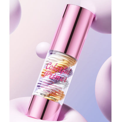 ✨ 3-in-1 Colour-Correcting Primer: Blurs Pores, Hydrates, Long-Lasting Base