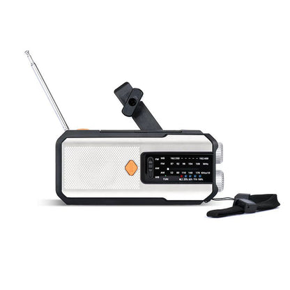 📢🌦️ Solar Hand-Crank Emergency Weather Radio – Stay Informed & Powered During Storms, Power Cuts & Off-Grid Trips ✨